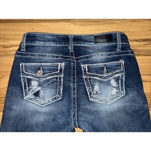 Daytrip Jeans Women's 28 Mila Ankle Skinny Medium Wash Distressed